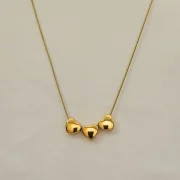 fashion necklaces, anti tarnish necklaces, waterproof necklaces, stainless steel jewellery, gold plated necklace, hypoallergenic necklace, daily wear necklace, statement jewellery, imitation jewellery online, minimalist jewellery