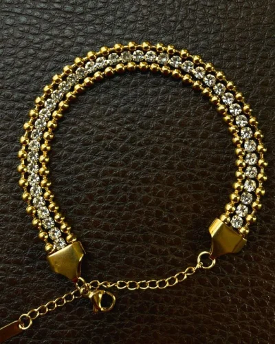 Triple Layer Tennis Bracelet