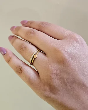 Vintage Tiered Diamond Ring