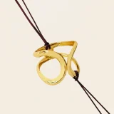 Étoile swirl bracelet for women, Gold swirl bracelet, Contemporary gold bracelet, Minimal swirl bracelet for women, AMOHABOLD swirl bracelet, Anti tarnish gold bracelet, Modern sculptural bracelet, Everyday gold bracelet, Elegant gold bracelet for women, Luxury look swirl jewellery