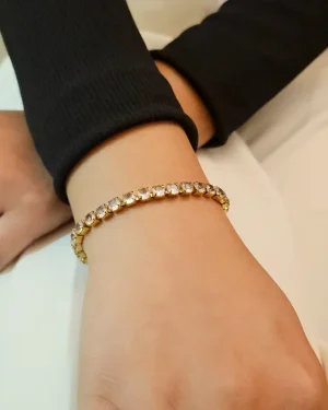 Rosé Aura Tennis Bracelet