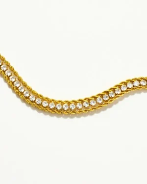 Layered Rope Tennis Bracelet