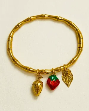 Strawberry Charm Bracelet
