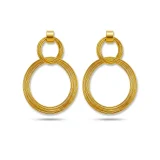 grande gold hoop earrings for women, Oversized gold hoop earrings, Large hoop earrings India, AMOHABOLD gold hoops, Classic gold hoop earrings, Lightweight hoop earrings for women, Gold plated hoop earrings, Statement hoop earrings, Everyday gold hoops, Fashion hoop earrings for women