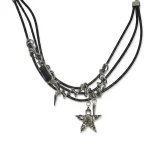 Stellara Nightcore star choker necklace for women, Gold star choker necklace India, AMOHABOLD star necklace, Minimal gold choker for women, Celestial star jewellery necklace, Layering choker necklace, Gold plated star necklace, Trendy necklace for girls, Anti tarnish gold necklace, Modern fashion jewellery necklace