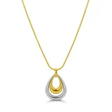 Selene Twilight Tides Necklace for women, Gold pendant necklace India, AMOHABOLD minimal gold necklace, Elegant necklace for everyday wear, Anti tarnish gold necklace, Layering necklace for women, Delicate gold chain necklace, Modern fashion jewellery necklace, Office wear necklace women, Minimal luxury necklace