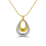 Selene Twilight Tides Necklace for women, Gold pendant necklace India, AMOHABOLD minimal gold necklace, Elegant necklace for everyday wear, Anti tarnish gold necklace, Layering necklace for women, Delicate gold chain necklace, Modern fashion jewellery necklace, Office wear necklace women, Minimal luxury necklace