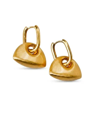 Puffy Huggie Hoops