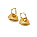 puffy huggie hoop earrings, Chunky gold hoop earrings for women, Gold huggie hoops India, AMOHABOLD chunky hoop earrings, Puffy gold hoop earrings, Minimal chunky hoop jewellery, Everyday gold hoop earrings, Anti tarnish huggie earrings, Modern gold hoop earrings for women, Lightweight chunky hoops
