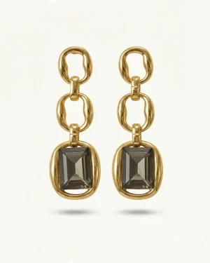 Noiré Crystal Drop Earrings