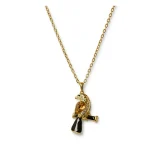 eagle pendant necklace for women, Black eagle necklace, AMOHABOLD eagle pendant, Black gold pendant necklace, Statement eagle necklace for women, Stainless steel eagle pendant, Fashion eagle necklace India, Bold black pendant chain, Modern eagle jewellery, Gold and black necklace for women