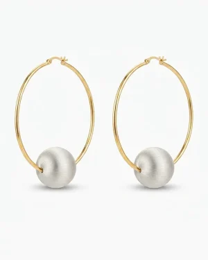 Noelle Orb Hoops