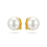 pearl stud earrings for women, Gold pearl stud earrings, Classic pearl earrings India, AMOHABOLD pearl earrings, Minimal pearl stud earrings, Office wear pearl earrings, Gold plated pearl earrings, Everyday pearl jewellery, Elegant stud earrings for women, Timeless pearl earrings