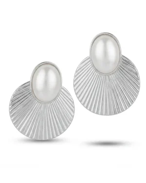 Lunelle Pearl Burst Earrings