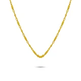 Aurevia African sleek chain necklace for women, Gold sleek chain necklace, AMOHABOLD gold chain necklace, Minimal gold necklace for women, Everyday gold chain jewellery, Anti tarnish gold necklace, Stylish chain necklace India, Layering gold chain for women, Modern minimalist necklace, Premium fashion jewellery necklace