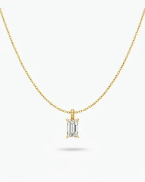 Square Zircon Necklace