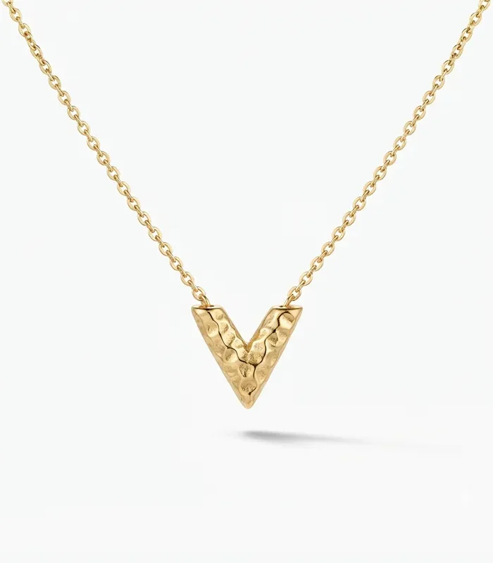 Veya Initial Pendant Necklace